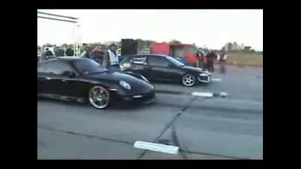 Porsche 997 Turbo Vs. Honda Civic 1.6 Turbo