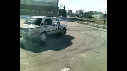 Studentas 2009 slalomas Vaz 2101 pergales sokis 