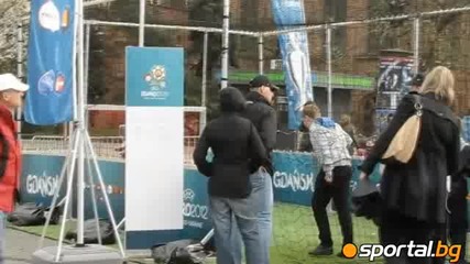 Купата на Евро 2012 е вече в Гданск