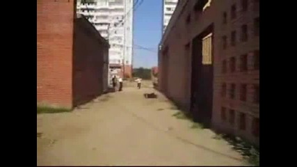 Яко пребиване след скок :d