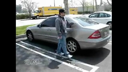 Mercedes Packing Peanuts Prank 
