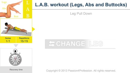 L.a.b. workout (legs, Abs and Buttocks) - No Music