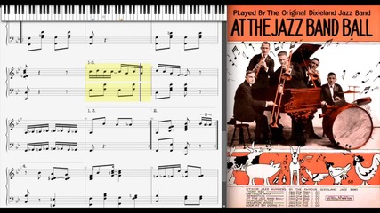 At the Jazz Band Ball by the Original Dixieland (1918, Ragtime piano)