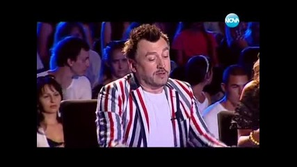 73-годишна пенсионерка се подигра с журито на X Factor Bulgaria 2 (09.09.2013)