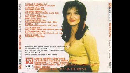 Mirsada Cizmic & Sutko Band - Mana ti je nevjera (audio 2000)