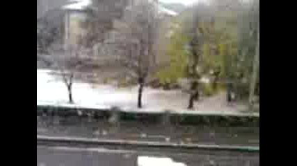 Първия Сняг В Русе