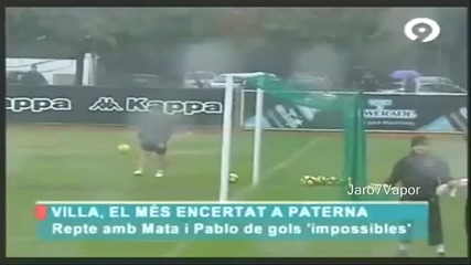 David Villa Best Goal Of Corner 