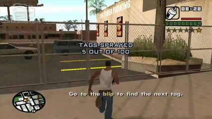 Gta San Andreas - Mission 3 - Tagging up Turf
