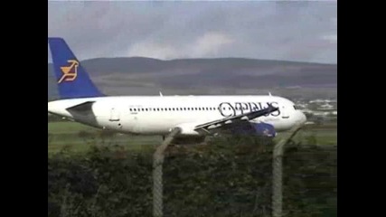 Airbus A320 Of Cypus Airways Take Off From Egpf