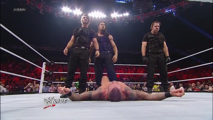 Orton defends The Shield_! - _backstage Fallout_ Raw - December 3, 2012