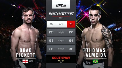 Brad Pickett vs Thomas Almeida (ufc 189, 11.07.2015)