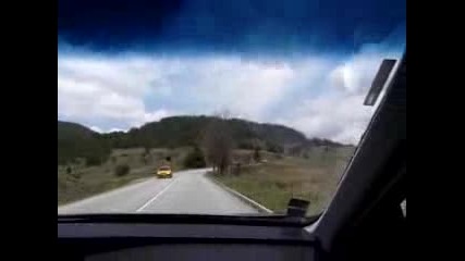 Bulgarian gangstas driving 2009 Honda Accord through the mountains 