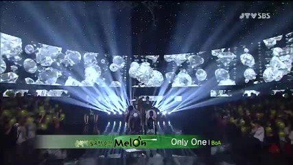 Boa & Eunhyuk - Only One @ Inkigayo (19.08.2012)