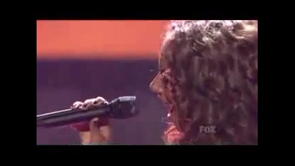 Leona Lewis- Bleeding love live at american idol