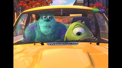 Pixar Mikes New Car Mini - Animation ( Два таласъма в кола) High - Quality 