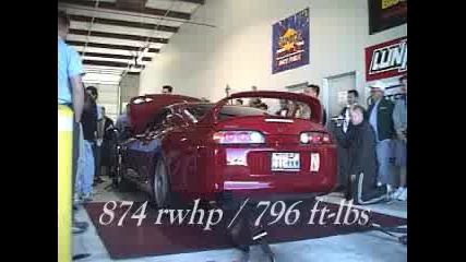 Toyota Supra Dyno Test 