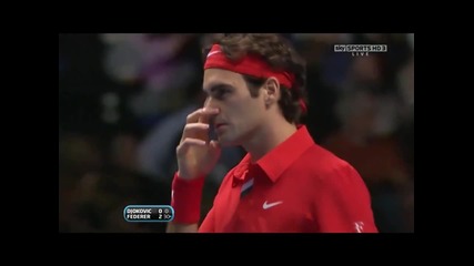 Federer vs Djokovic Amazing touch (hd) 1080p 