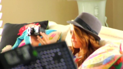 Miley Cyrus & Max Azria - Behind the Scenes