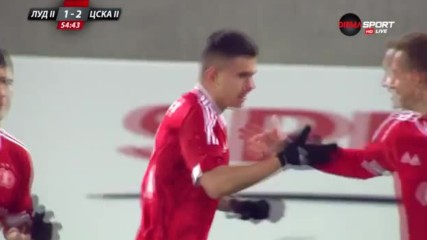 ЦСКА направи обрат срещу Лудогорец на мача във Втора лига
