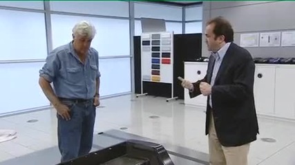 Jay Leno Gets Up - Close Look at New Mclaren Supercar 