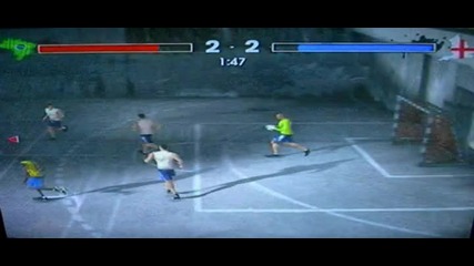 Fifa Street 3 - Xbox 360 - Gameplay Brazil vs. England 