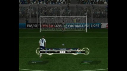 Tottenham Hotspur - Newcastle United ( Penalties on Fifa 2011 )