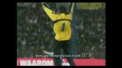 Босненски коментатор полудява след гол на Един Джеко срещу Белгия 