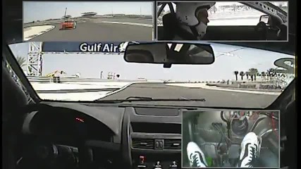 Onboard Abdulaziz Al - Yaeesh Bahrain - great racing at F1 meeting - V8 Supercars Me R6r1p3