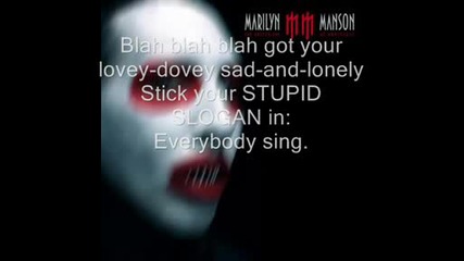 Marilyn Manson - this is the new shit 