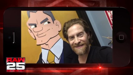 Seth Green shouts out the WWE Universe and his "undefeated" streak ahead of Raw 25