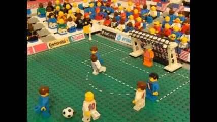 Usa vs England in Lego
