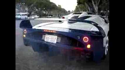 Exotic Cars in Beverly Hills - Bugatti Mc12 lambos and more