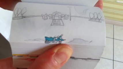 Flipbook animation Gaara vs Luffy by Etoilec1
