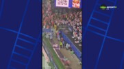 Батални сцени на стадиона преди Турция - Грузия, феновете се бият