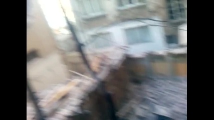 Срутване на сграда в центъра на софия 21.12.13