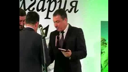 Слово министър Цветков - връчване чек на кмета на Несебър 