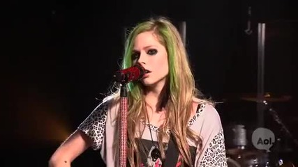 Avril Lavigne - My Happy Ending (live On Aol Sessions 2011)