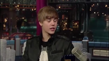 Джей Бийбър в Късното шоу на Дейвид Летерман 31.01.2011 [ hq ]