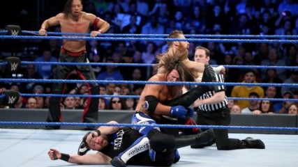 AJ Styles & Shinsuke Nakamura vs. Kevin Owens & Sami Zayn: SmackDown LIVE, Jan. 30, 2018