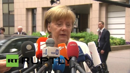 Belgium: The "currency" of trust has been lost, warns Merkel ahead of "hard" Greece talks
