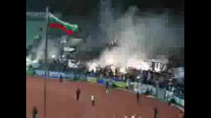 Levski Fans At The Derby 01.11.2008