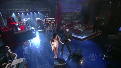 Robin Thicke ft. Nicki Minaj - Shakin It ( David Letterman Live ) 