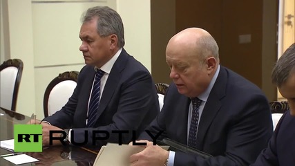 Russia: Putin meets with Security Council to discuss anti-terror operation
