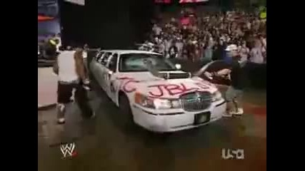 John Cena and Cryme Tyme destroy Jbl's Limo