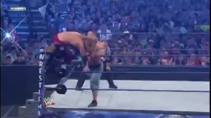 Wrestlemania John Cena vs Edge vs Big Show