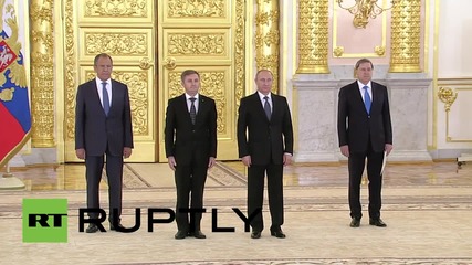 Путин поздравява новоназначените чуждестранни посланици