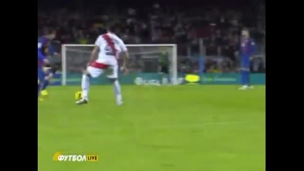 Барселона - Райо Валекано 4:0 гол на Алексис Санчес след супер пас на Шави