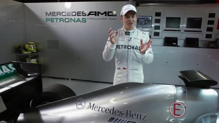 Nico Rosberg presents the F1 W03