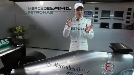 Nico Rosberg presents the F1 W03