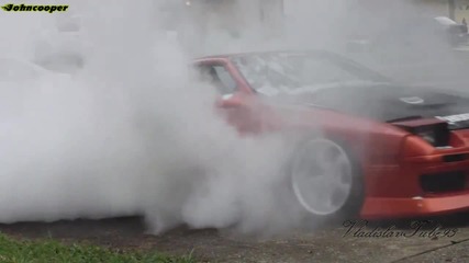 Mazda Rx7 V8 Burnout
